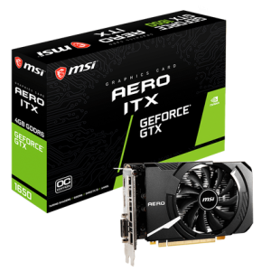 MSI GeForce GTX 1650 D6 AERO ITX OC 4GB Used GPU