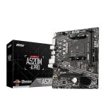 MSI A520M-A PRO Motherboard AMD Ryzen 3000 3rd Gen AM4, DDR4 Used Motherboard