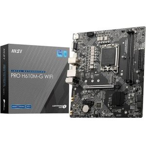 MSI PRO H610M-G WIFI DDR5 LGA1700 Micro ATX Used Motherboard