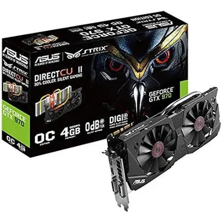 ASUS Strix GTX 970 4 GB Used GPU